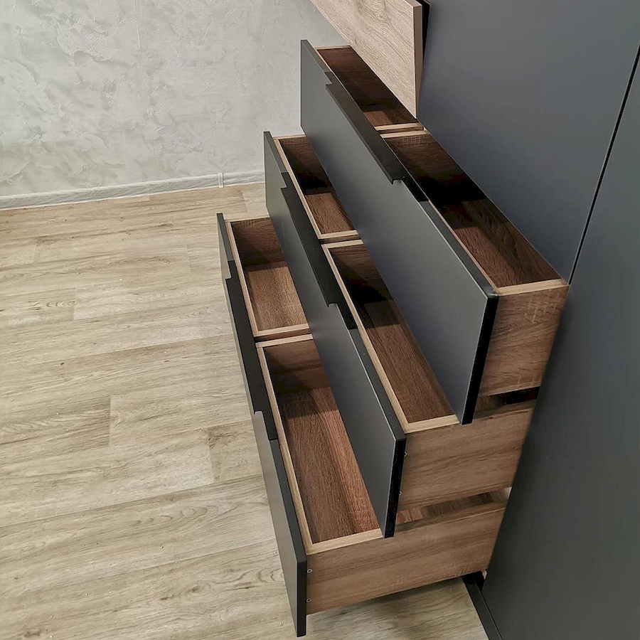 Встроенные шкафы-Встроенный шкаф на заказ «Модель 2»-фото4